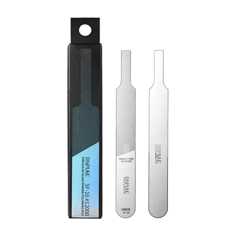 Layeraser SF-16 glass file with its case.